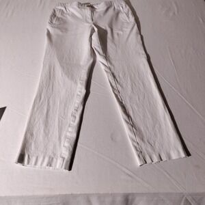 J Jill Pants Womens Pants Size 10 White (31" x 27" Actual) - Imperfect, Spot